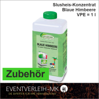 Zubehör - Slush-Sirup 1l - Blaue Himbeere - VERKAUFSWARE