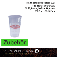 Zubehör - Kaltgetränkebecher 0,2l - 100 Stck. VERKAUFSWARE